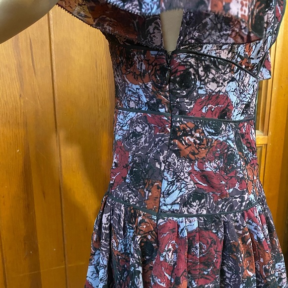 Free People Purple And Red Floral Mini Dress - Picture 16 of 16